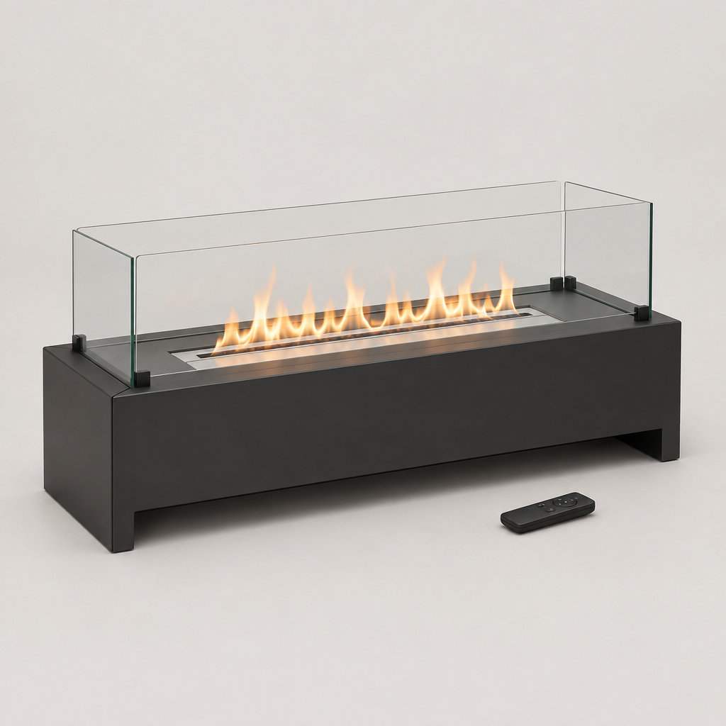 Calenta 901 Automatic Bioethanol Fire, Remote