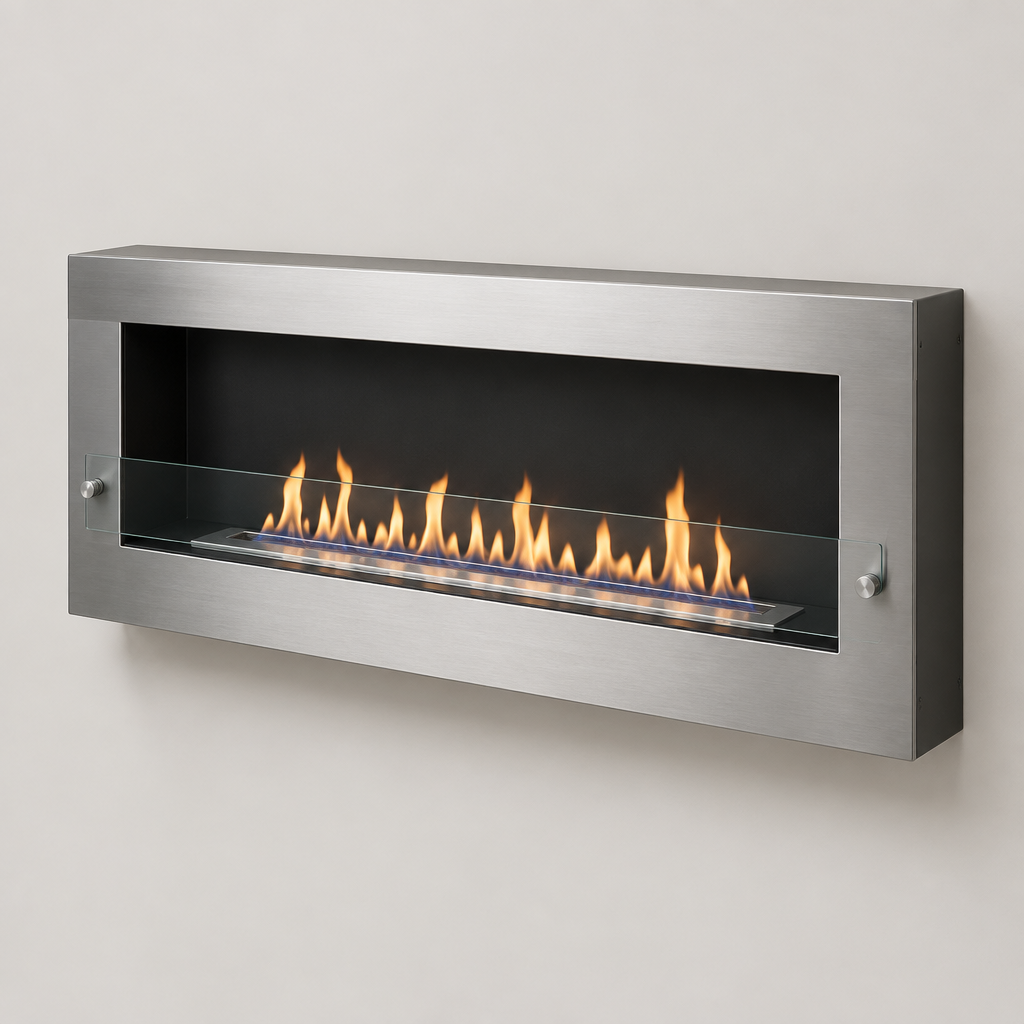 Brenna 779 Wall-Mounted Bioethanol Fire, 1 200 mm