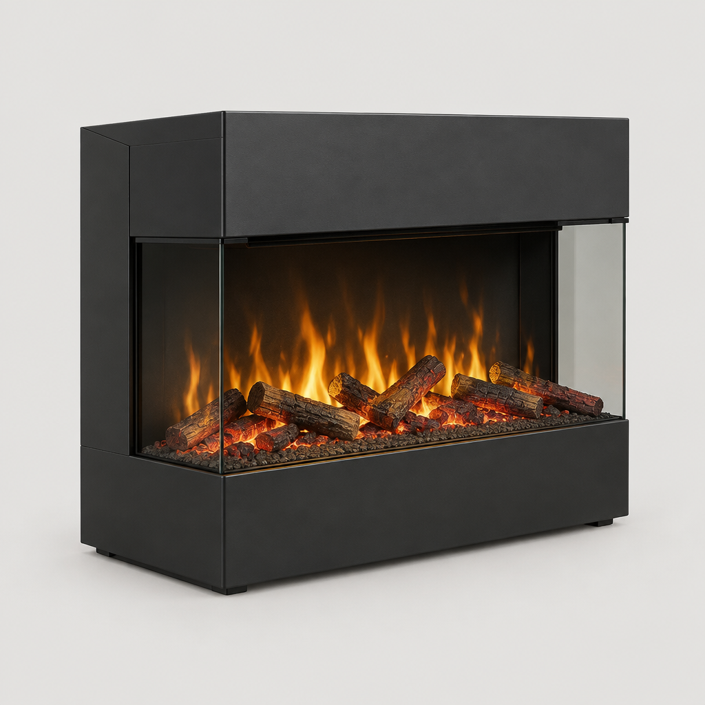 Optiflam 371 Three-Sided Electric Fire