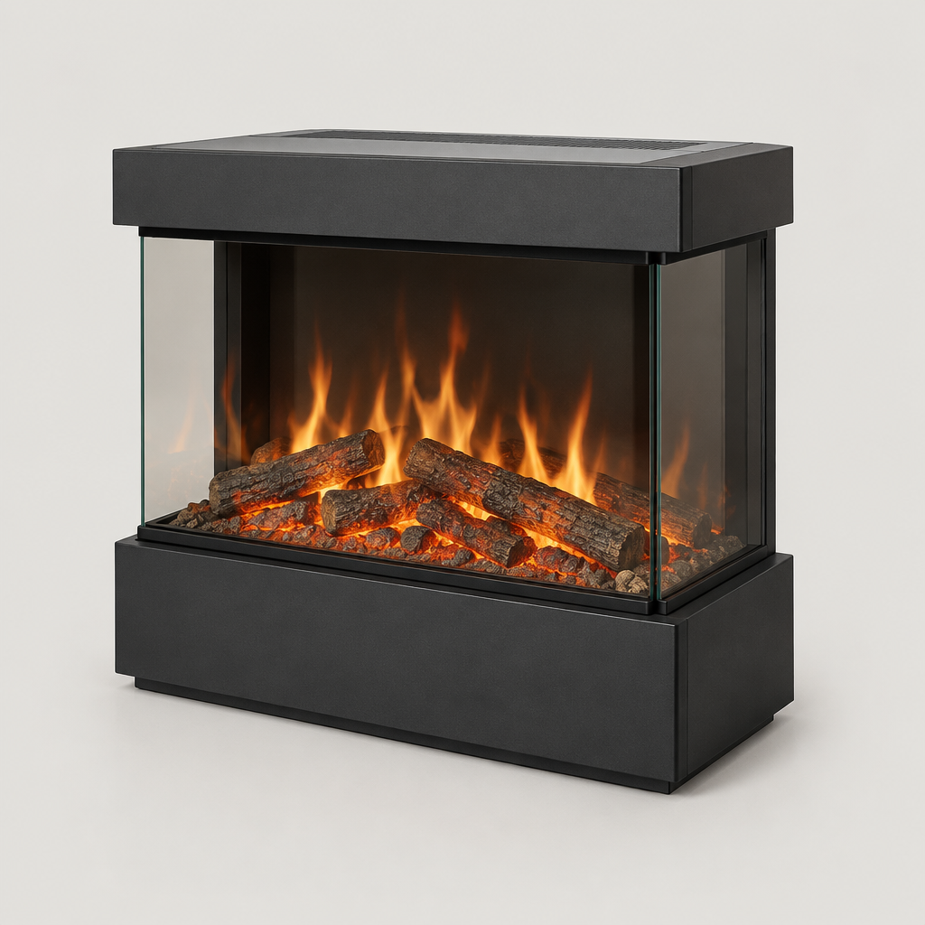 Virelle 272 Three-Sided Electric Fire