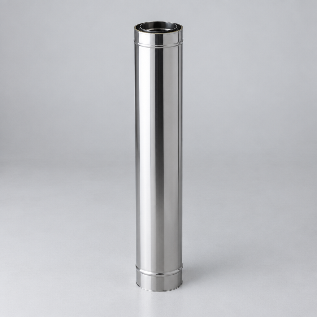 Tubero 900 Single-Wall Flue Pipe, 1 000 mm