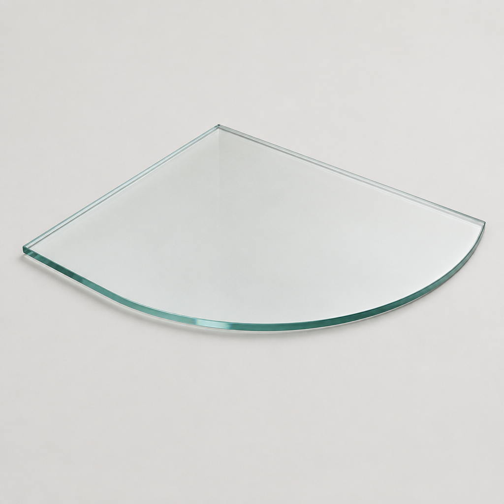 Podesta 281 Corner Glass Hearth Plate