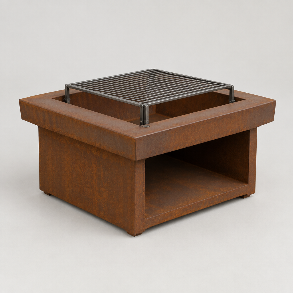 Bornholm 379 Square Fire Pit with Grill