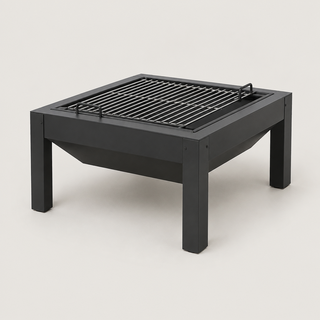 Fjordal 297 Square Fire Pit with Grill