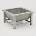 Brasero 636 Square Fire Pit with Grill