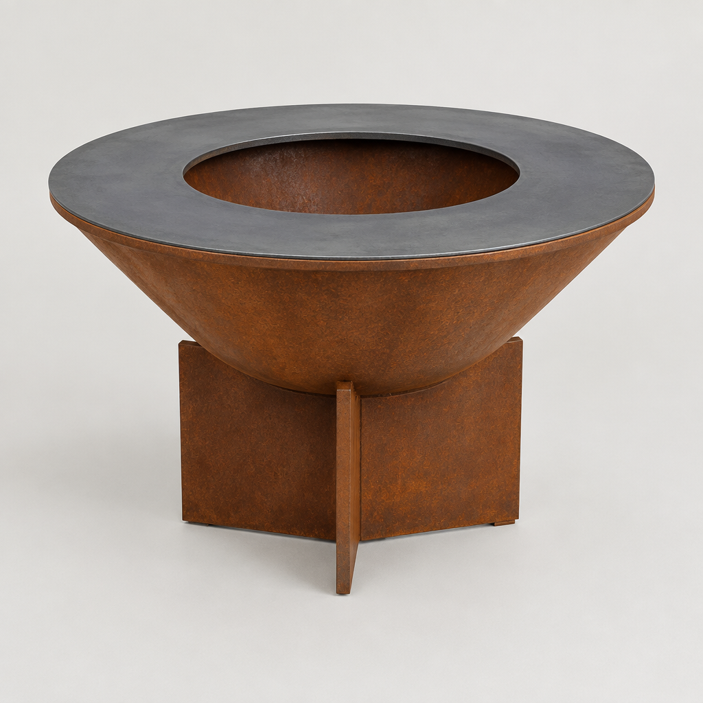 Kaldera 681 Fire Pit with Plancha Ring, 800 mm