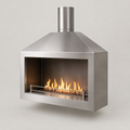 Vestra 569 Outdoor Fireplace, Wall Type