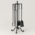 Forgia 260 Fireplace Tool Set, Five Pieces