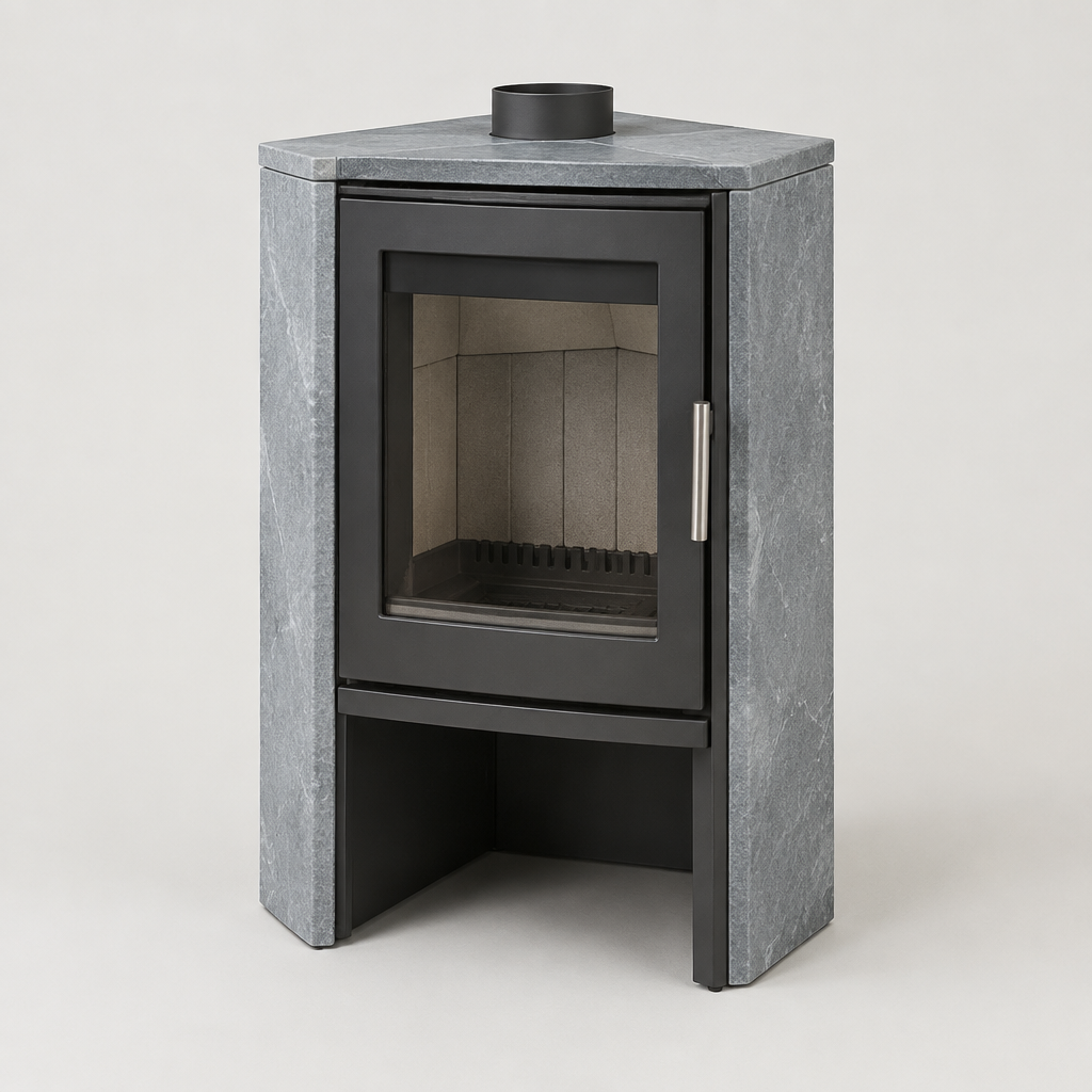 Bramond 159 Corner Wood Stove, 7 kW