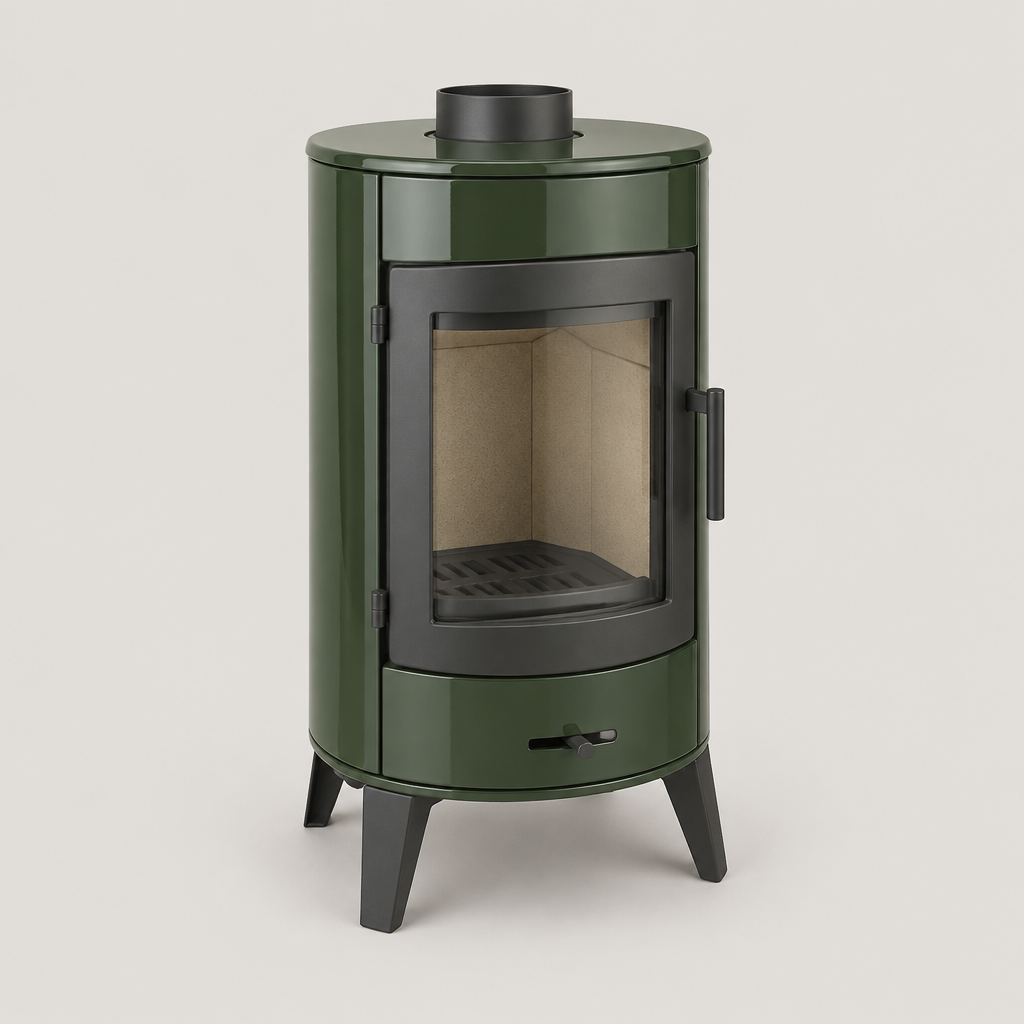Bramond 803 Cylindrical Wood Stove, 6 kW