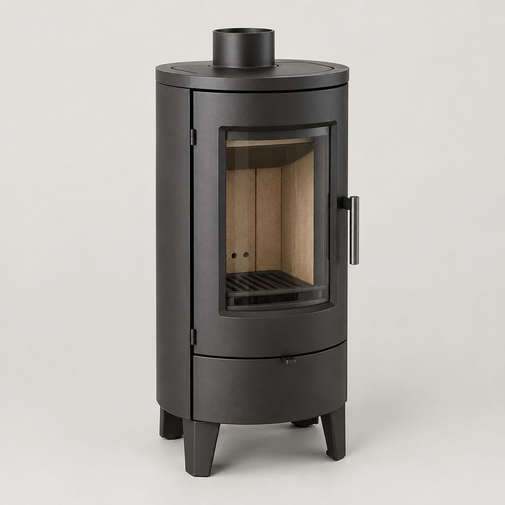 Norbek 890 Cylindrical Wood Stove, 6 kW