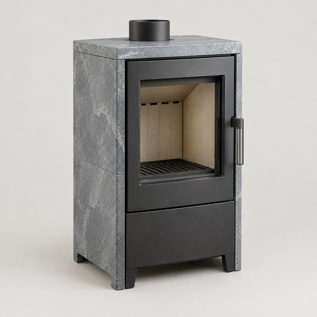 Kolvyn 745 Soapstone Wood Stove, 9 kW