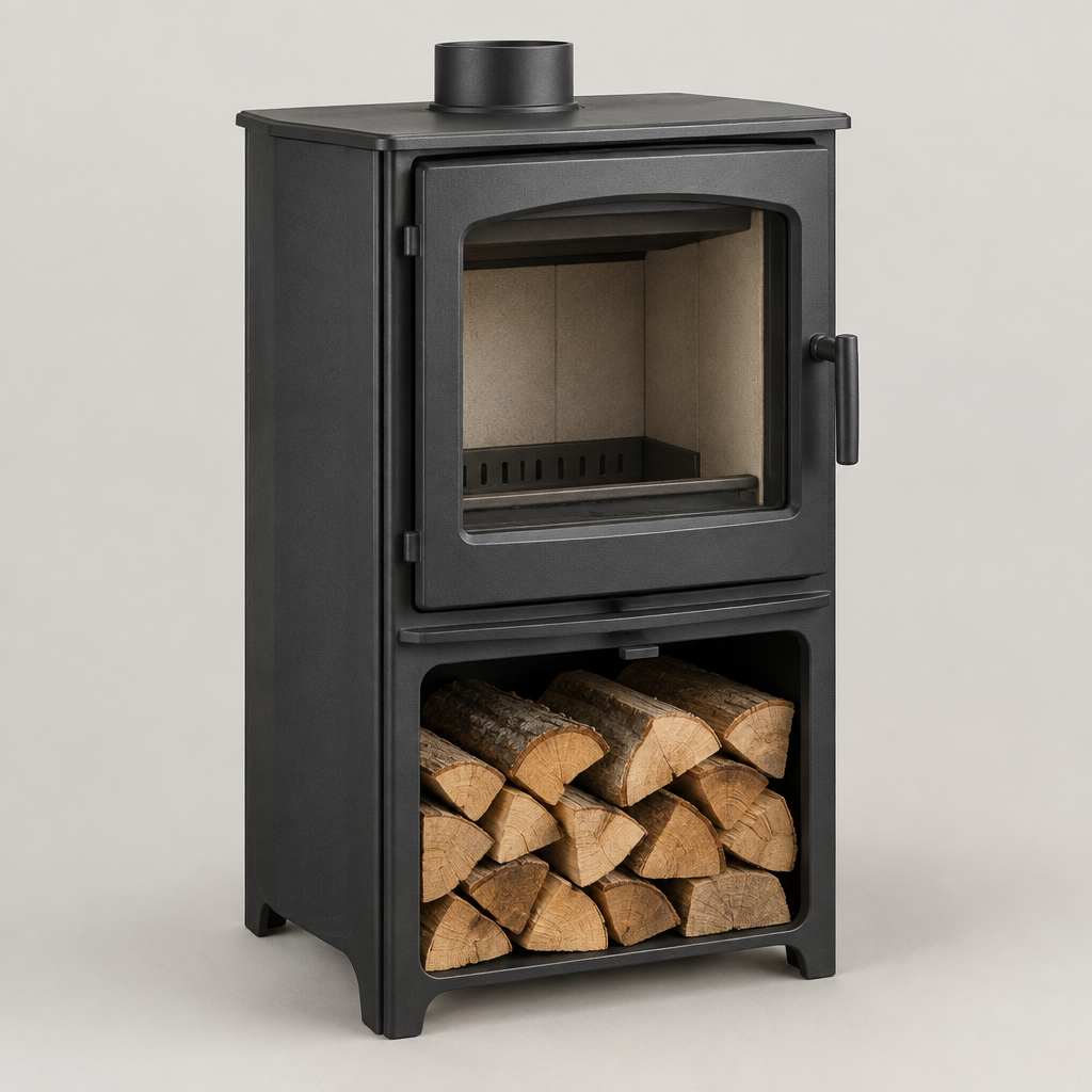 Bramond 558 Wood Stove with Log Store, 8 kW